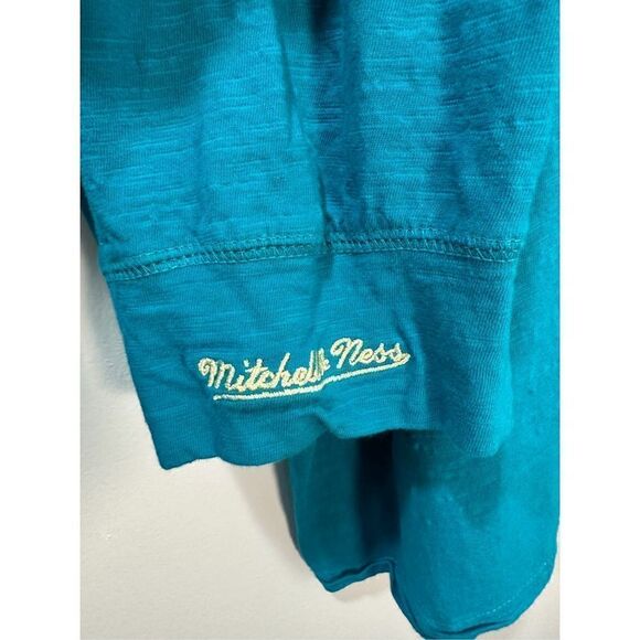Mitchell & Ness NFL Throwback Miami Dolphins long sleeve shirt sz 6XLB. #13-0314 - Picture 5 of 7